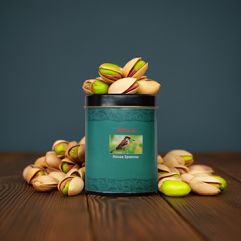 Sutra Pistachios Roasted & Salted in Tin | Premium Crunchy Pista | Healthy Protein Snack | 75g