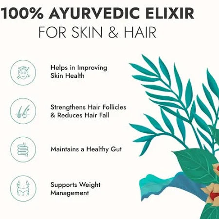 Refreshing aloe juice in a clear glass with mint leaves