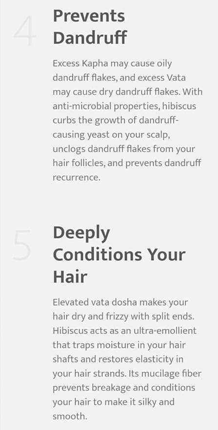 Parijata Herbs Hibiscus Powder for hair growth and care benefits.