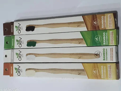 AEV Nature Bamboo Toothbrush front view