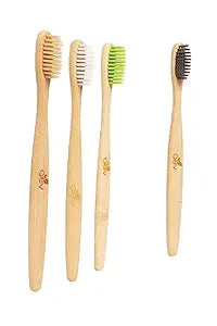 AEV Nature Bamboo Toothbrush on eco-friendly packaging