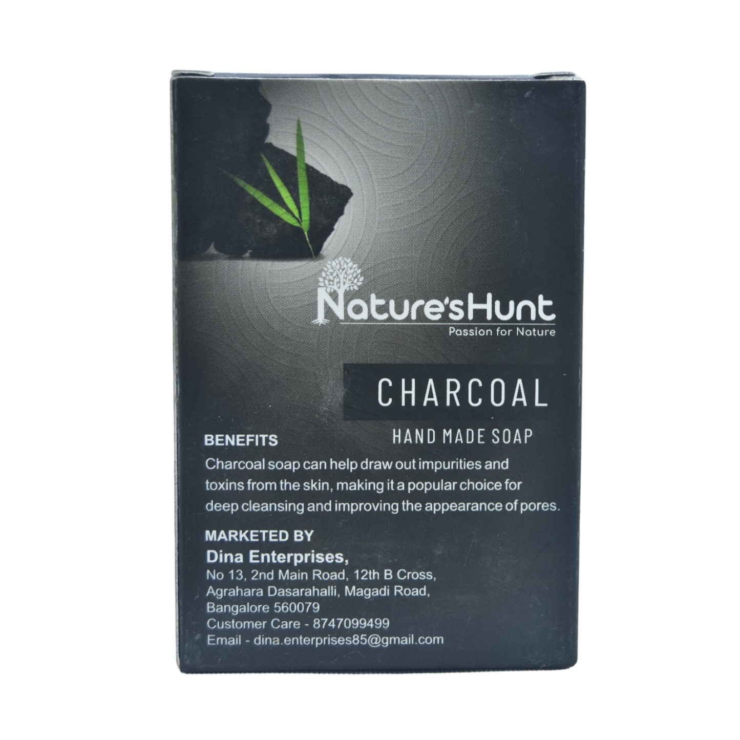 Activated Charcoal Soap Bar Texture