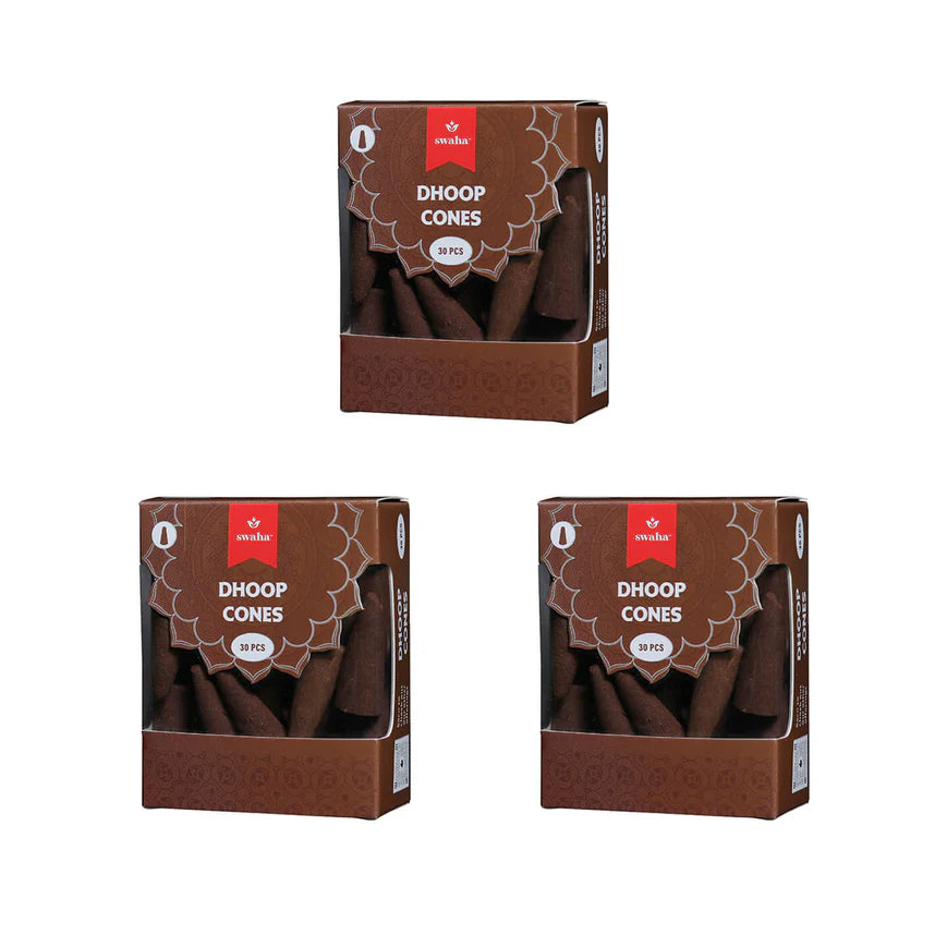 Aromatic Herbal Dhoop Cones for Spiritual Relaxation