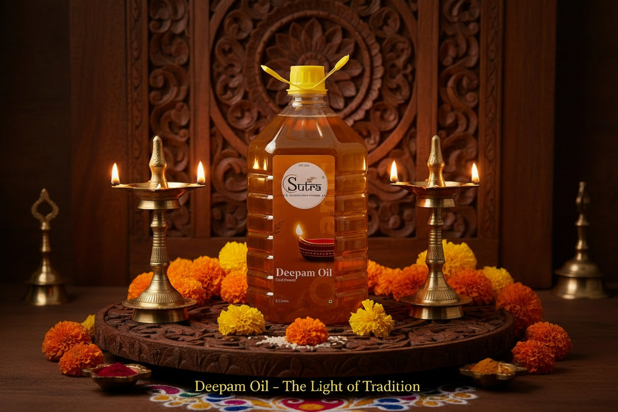 Ayurvedic Lamp Oil for Home Puja and Rituals