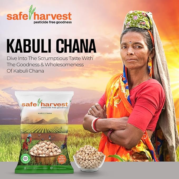 Boiled Kabuli Chana Close-Up