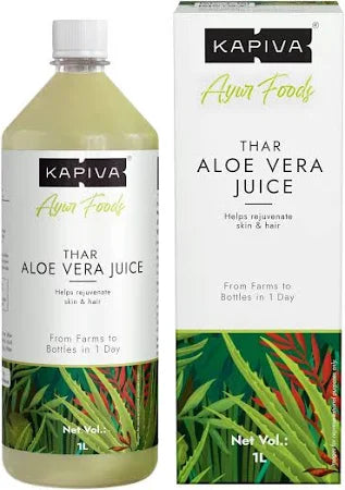 Bottle of Aloe Vera Juice (1L) – Front Label