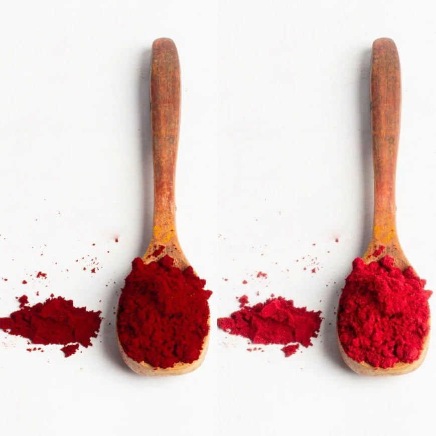 Bright Red Kumkum Powder for Tilak and Pooja