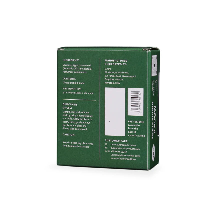 Close-up of Burning Mogra Dhoop Stick