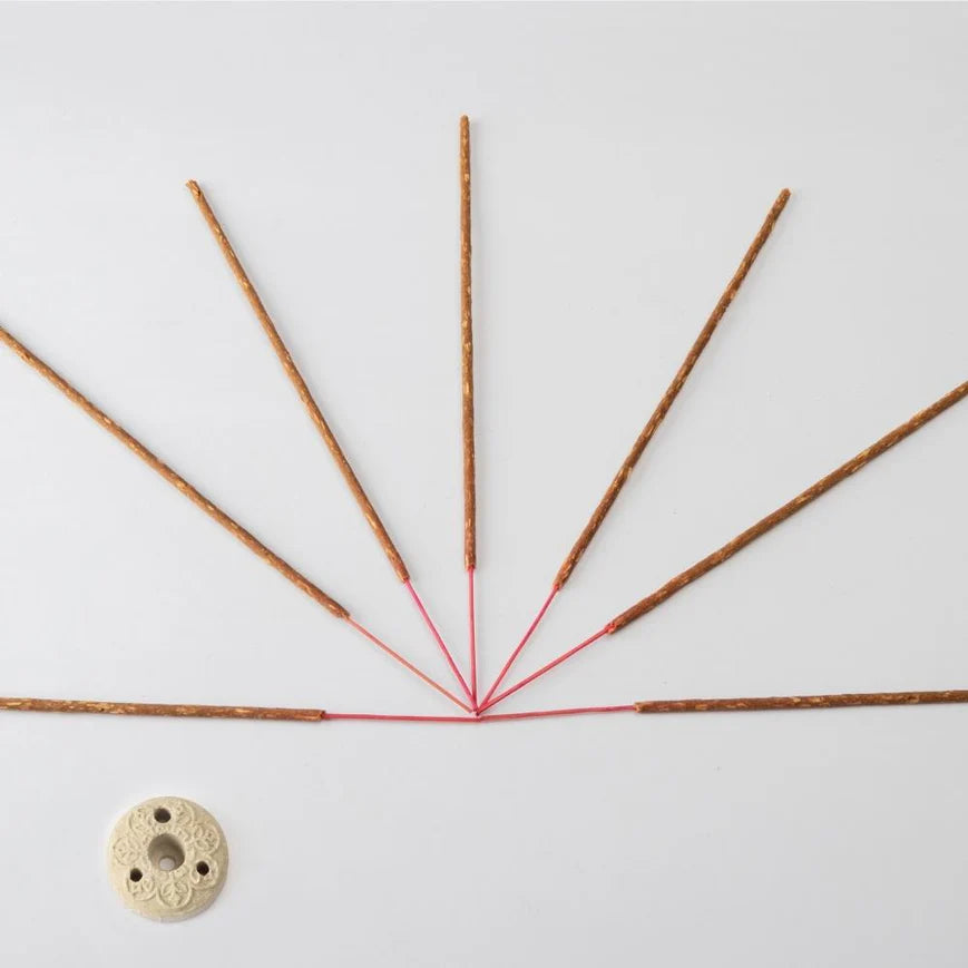 Close-up of Handcrafted Swaha Agarbatti Sticks