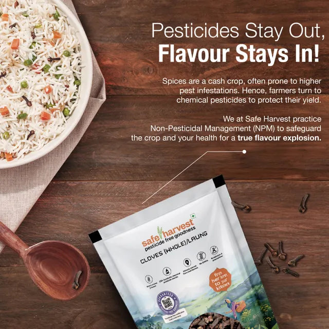 Clove Buds Spread on Kitchen Counter