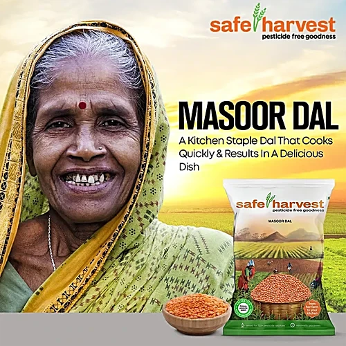 Cooked Black Masoor Dal with Steamed Rice