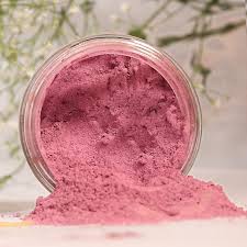 Earthos Rose Powder Texture Close-Up