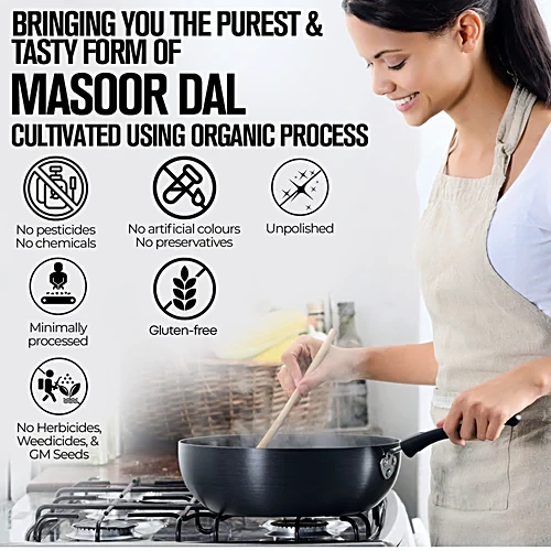 Eco-packaging of Safe Harvest Black Masoor Whole 1kg