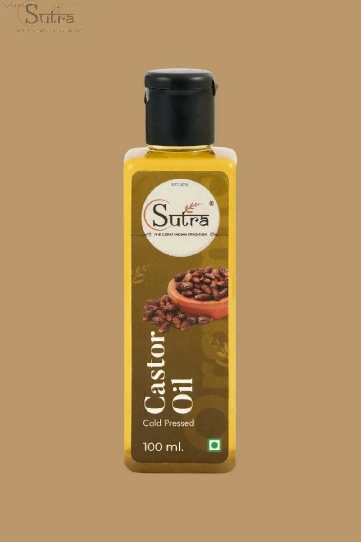 Golden Yellow Castor Oil for Hair and Skin