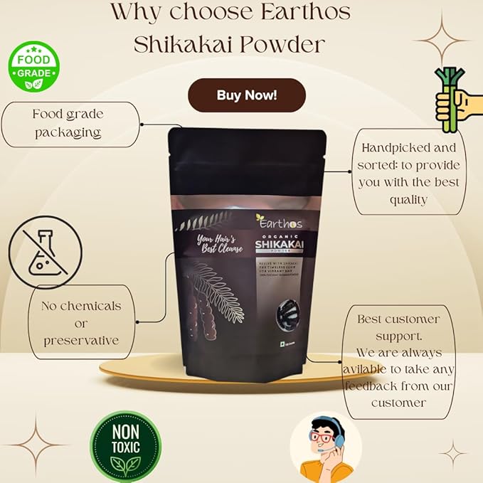 Herbal Shikakai Hair Cleanser by EARTHOS