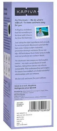 Ingredient label of the juice bottle