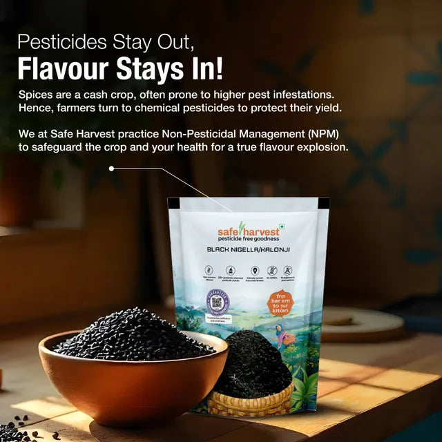 Kalonji Sprinkled Over Naan Bread