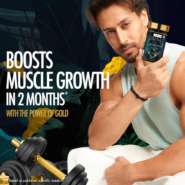 Hand holding a Kapiva Gold capsule – herbal supplement photo