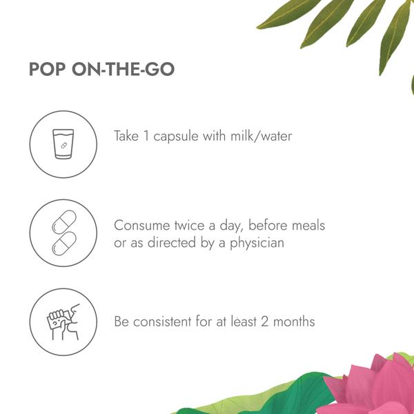 Lifestyle shot of Kapiva Shilajit bottle on a wooden background