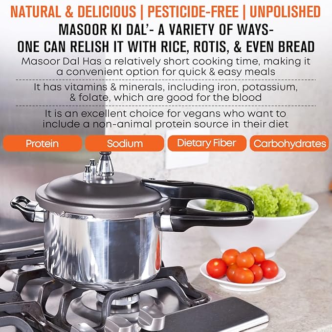 Khichdi Made with Masoor Dal and Rice