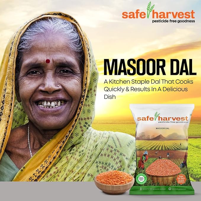 Masoor Dal Being Cooked in Pan