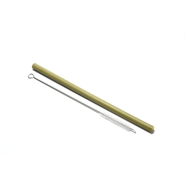 Natural Bamboo Straw – Close-Up