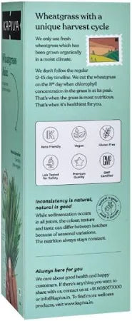 Nutritional label & ingredients