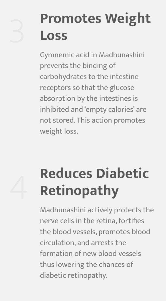Parijata Herbs Madunashini/Gymnema/Gurmar Powder benefits for weight loss and diabetic retinopathy.