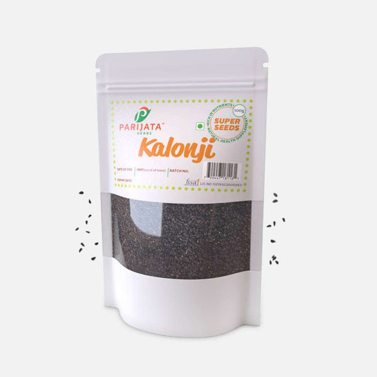 Parijata Herbs Kalonji Seeds for Natural Health, Immunity, and Digestion Aid