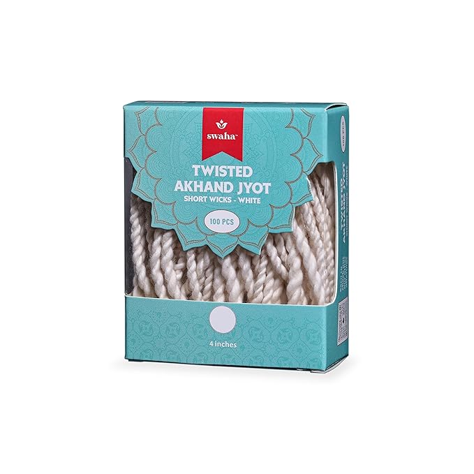 Pure Cotton Wicks for Akhand Jyoti and Pooja