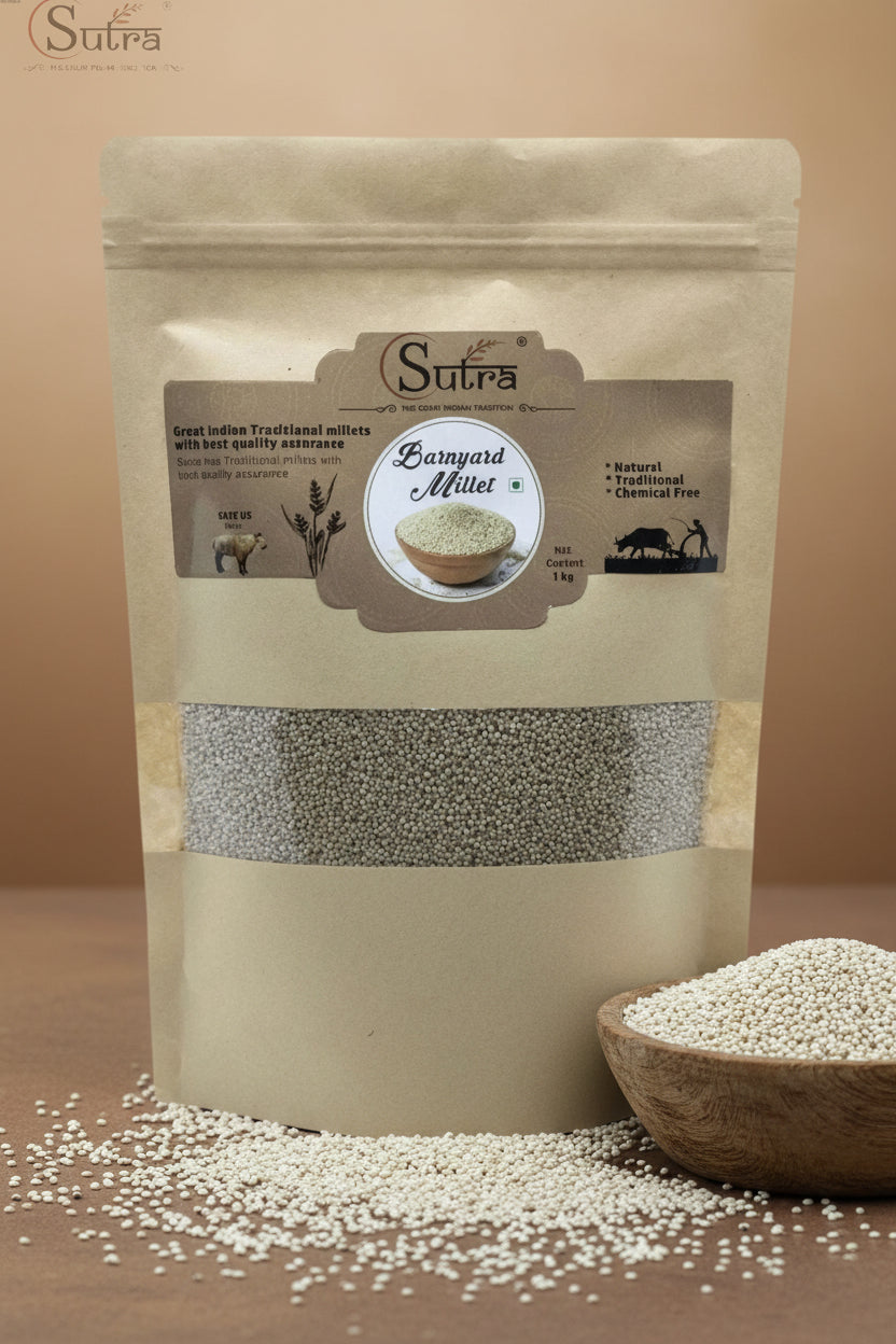 Sutra Barnyard Millet (Unpolished) | Nutrient-Rich Superfood for HealtBarnyard Millet