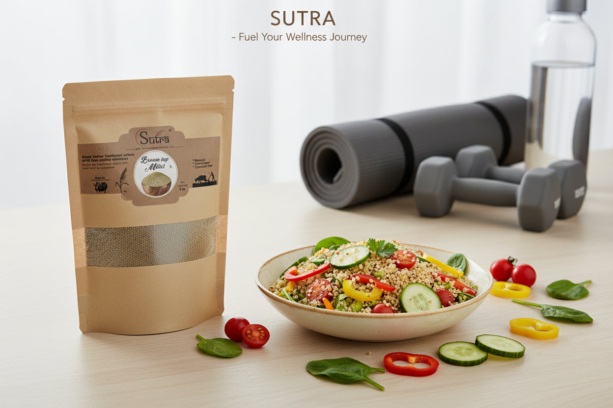 Sutra Unpolished Browntop Millet (Andu Korralu/Korale) | Healthy & NatBrowntop Millet