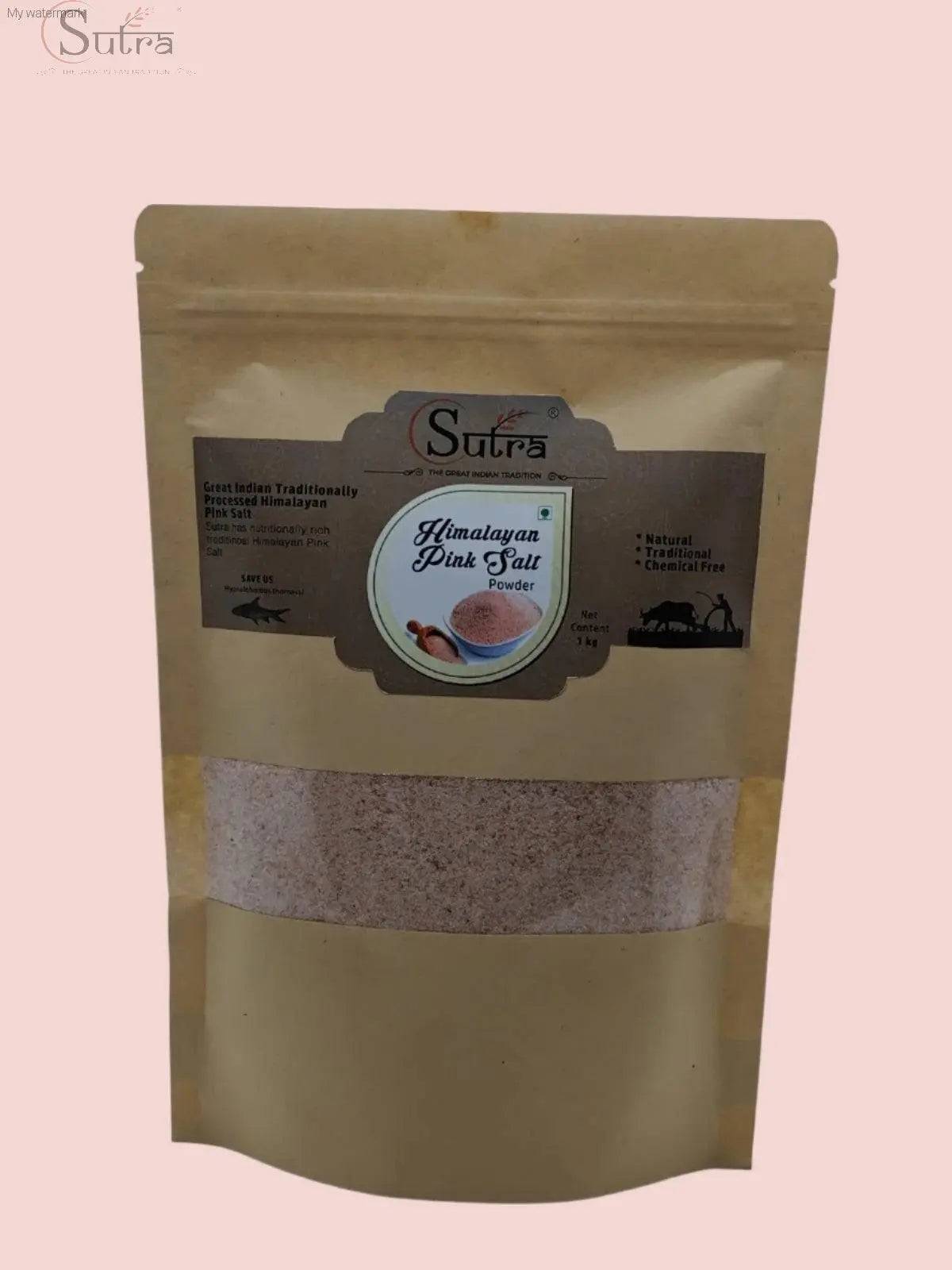 Sutra Himalayan Pink Salt | 100% Natural & Pure Rock SaltHimalayan Pink Salt