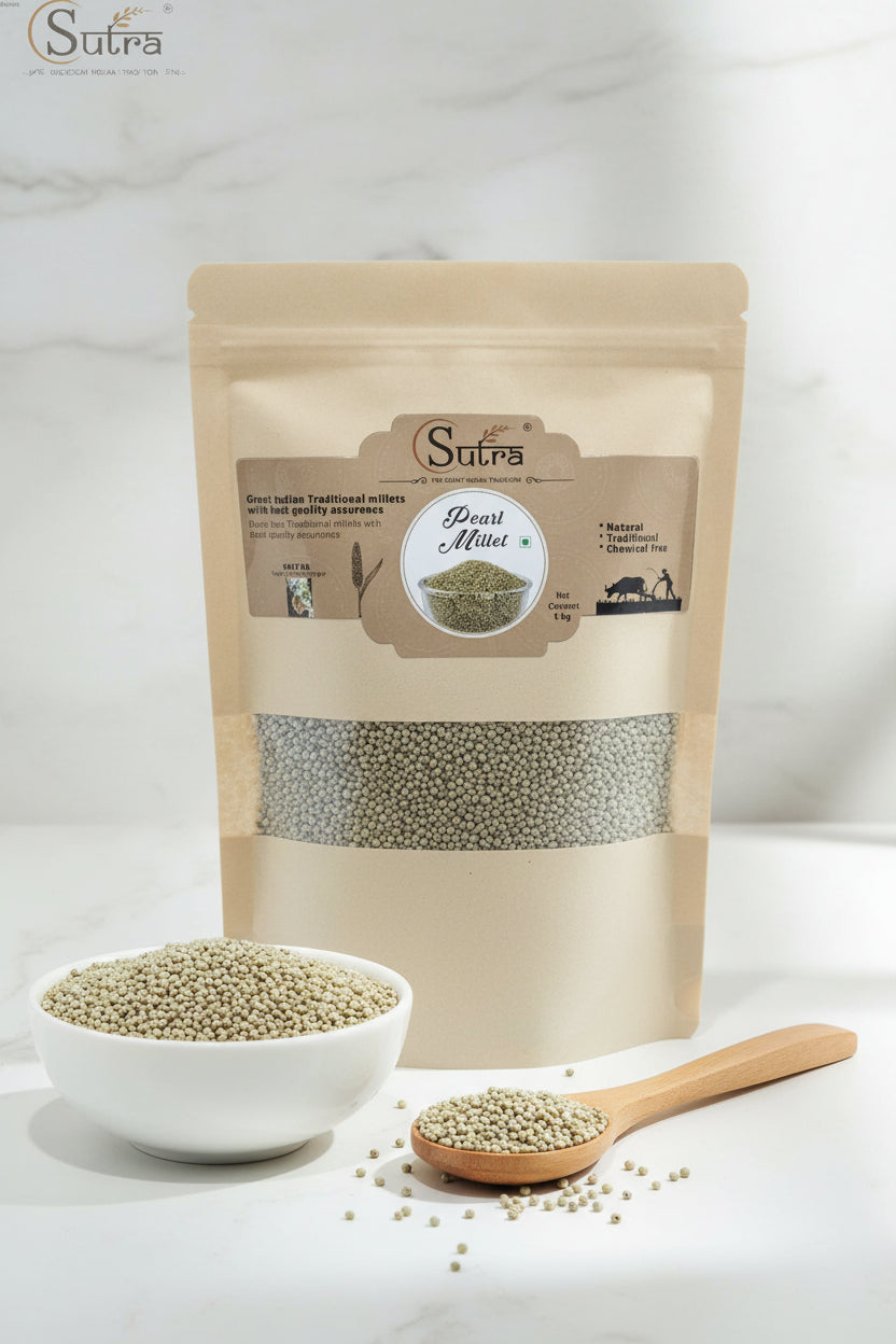Sutra Natural Bajra Pearl Millet - Sajje | Wholesome & Nutritious GrPearl millet