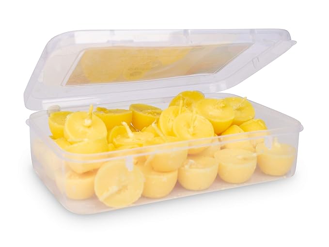 Sacred Setup with Swaha Cow Ghee Diyas Burning Brightly