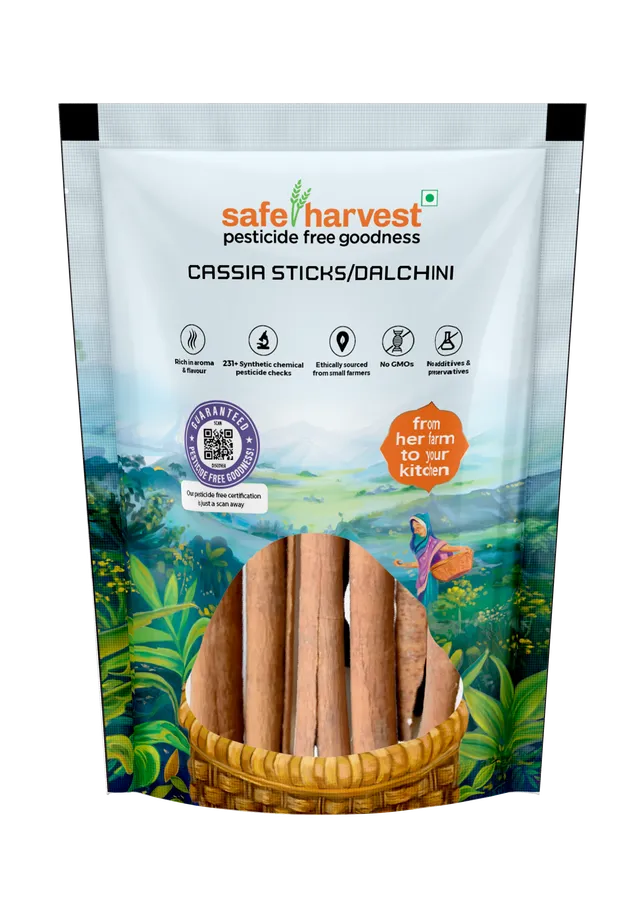 Safe Harvest Cassia 50g Front Packaging