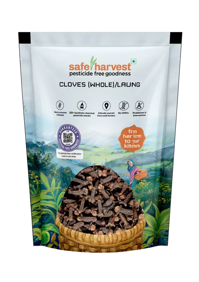 Safe Harvest Cloves 30g Front Packaging