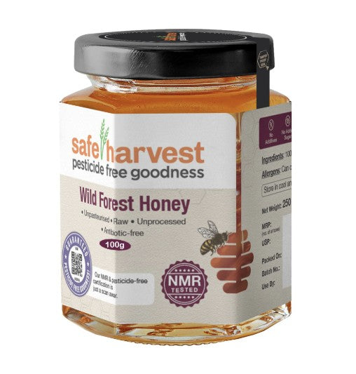 Safe Harvest Forest Honey 100g Glass Jar