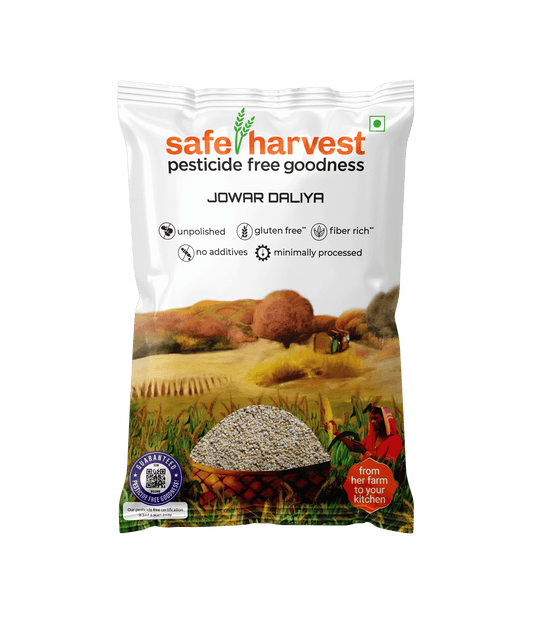 Safe Harvest Jowar Daliya 500g Front Pack