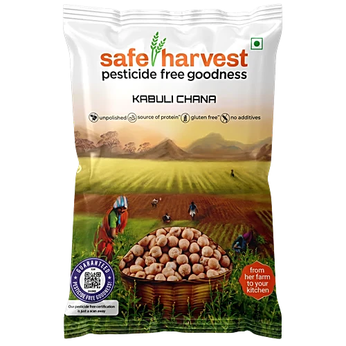 Safe Harvest Kabuli Chana 500g Front Pack