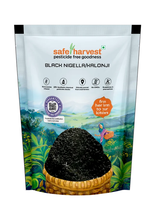 Safe Harvest Kalonji 100g Pack Front