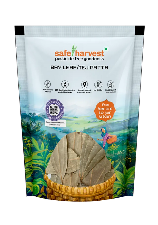 Safe Harvest Pesticide-Free Bay Leaf 30g front pouch