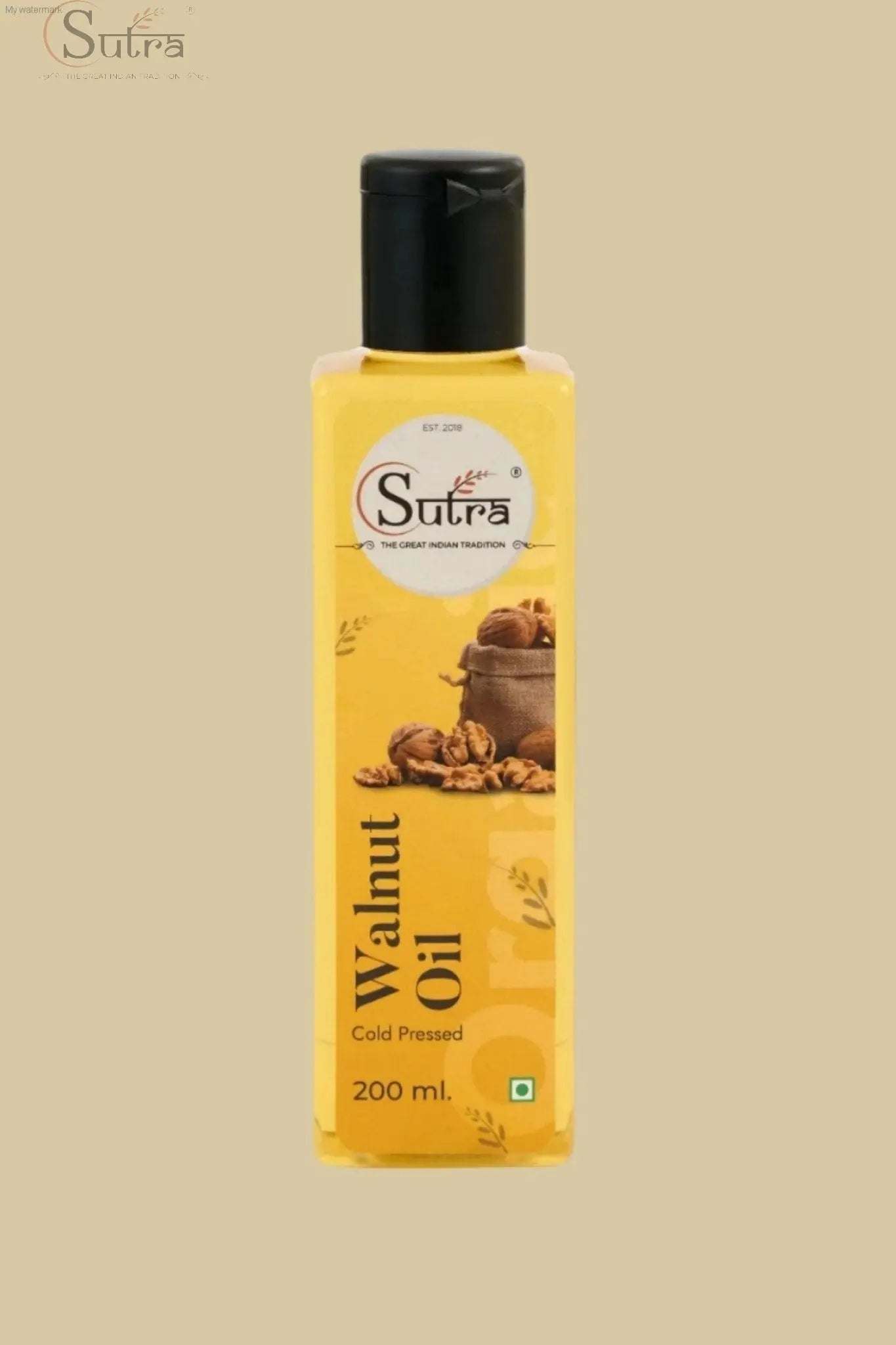 Sutrakart Wooden Chekku Walnut Oil – Brain Health Oil