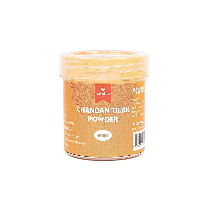 Swaha Chandan Powder 40gm Pack Front View