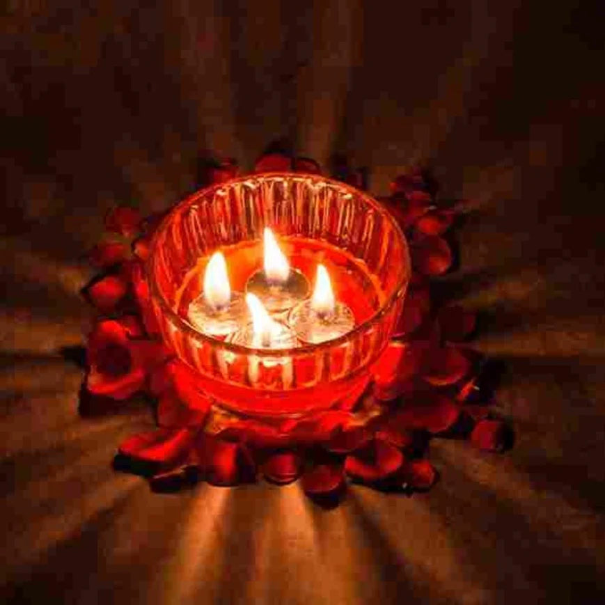 Swaha Floating Wick in Diya with Ghee Flame