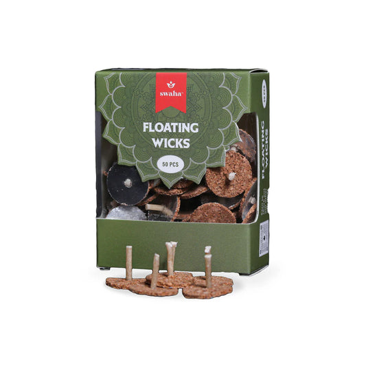Swaha Floating Wicks Cotton Pack of 50