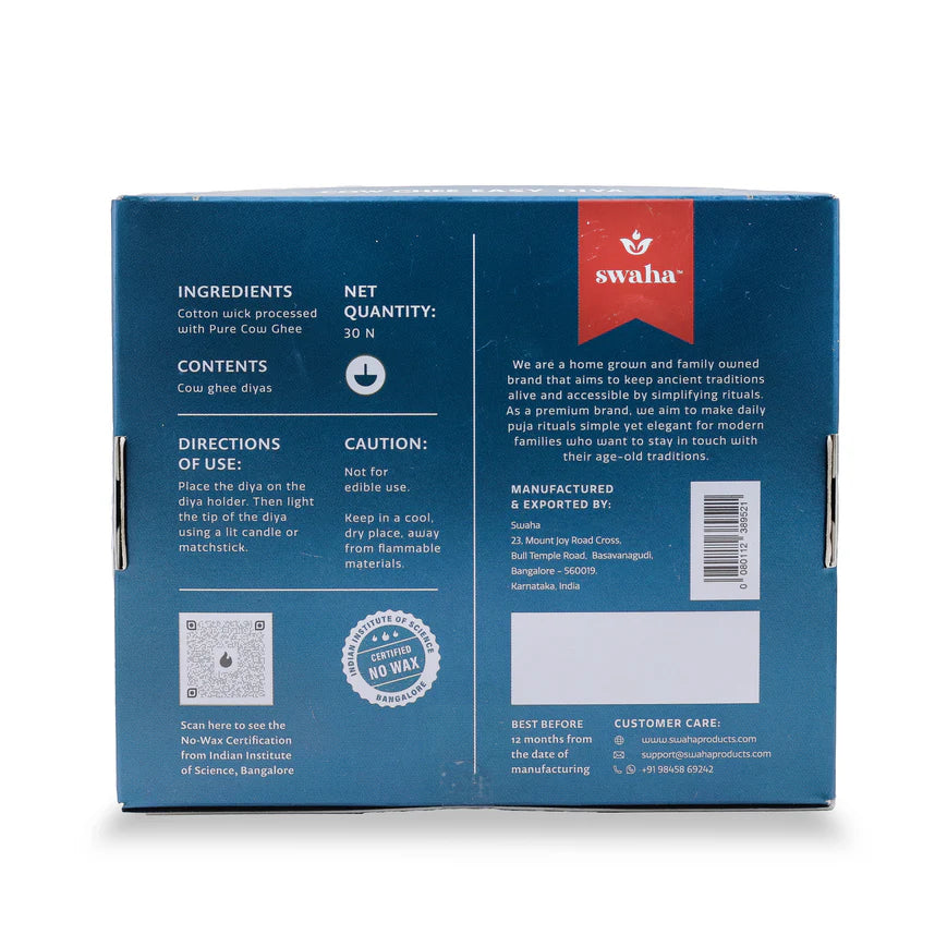 Swaha Ghee Diyas in Festive Decor – Diwali Special