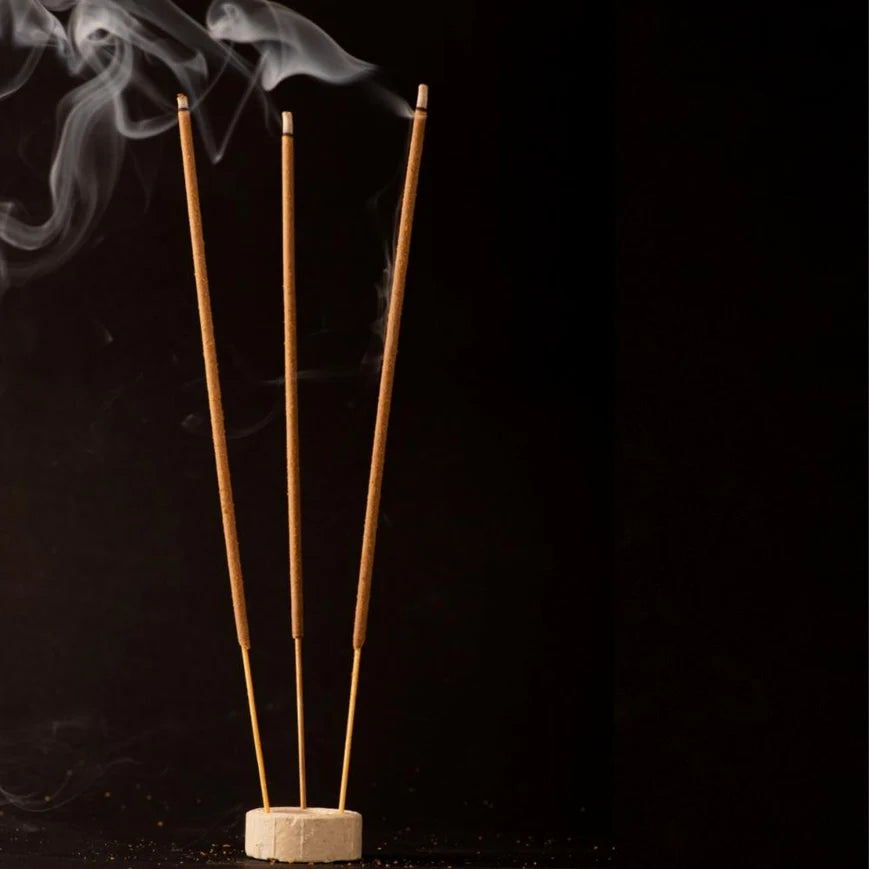 Swaha Herbal Incense Pack with Floral Background