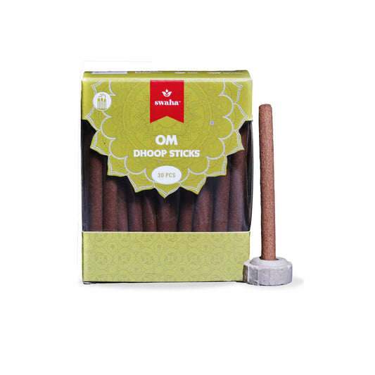 Swaha Om Dhoop Sticks 30 Pcs Pack – Front View