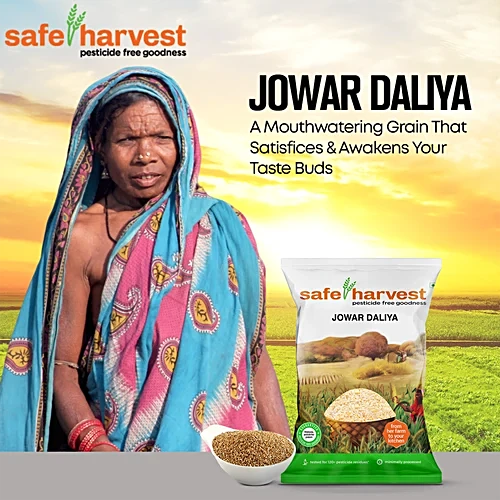 Uncooked Jowar Daliya Close-Up